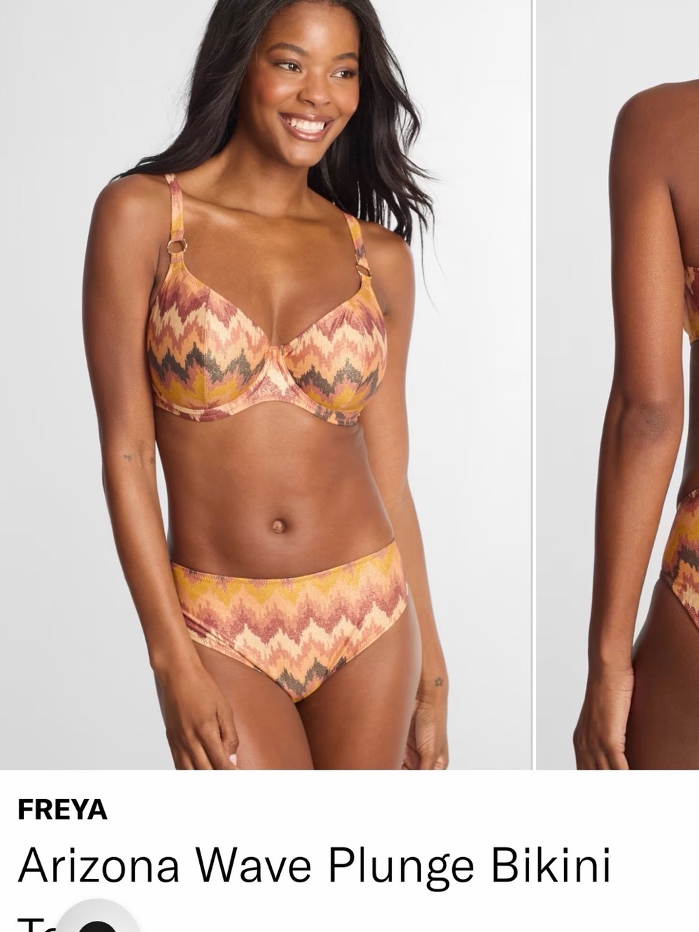 Bare necessities Arizona Wave Plunge Bikini Top - Picture 3 of 5